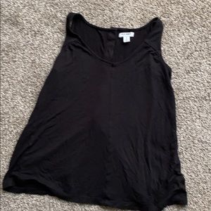 Black tank top